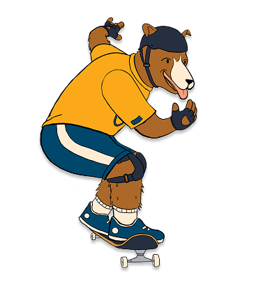 dog-skateboard